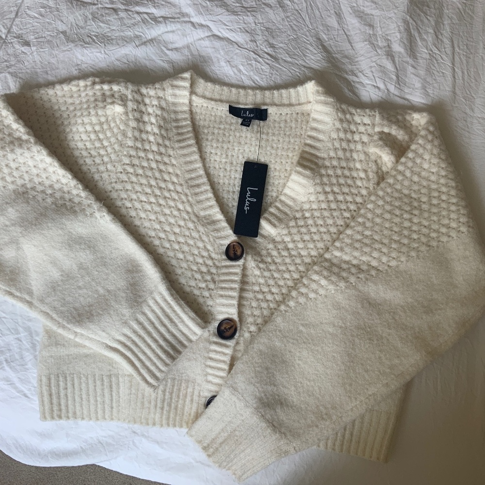 lulus pointelle sweater